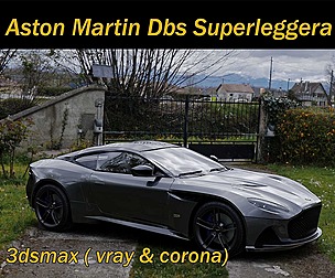 Aston Martin Dbs superleggera 3D model