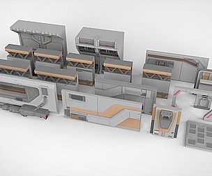 sci-fi Architecture kitbash 5