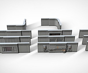 sci-fi Architecture kitbash 15