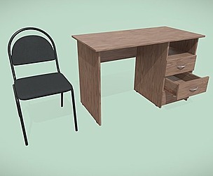 Desk and Chair