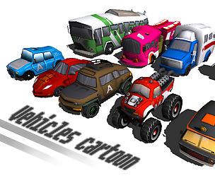 Vehicles Cartoon TeamA