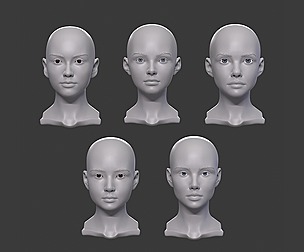 Female head 1 pack