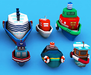 Cartoon Ships Pack