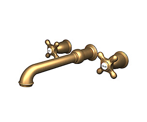 Brass English tub faucet
