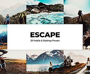20 Escape Lightroom Presets and LUTs