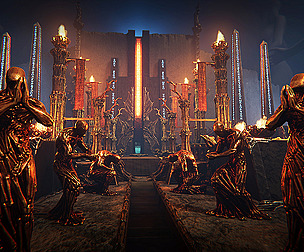 Grim temple