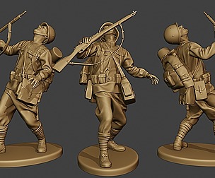 Russian soldier ww2 Shooted R1
