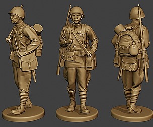 Russian soldier ww2 Walk2 R1