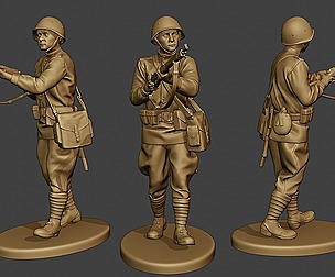 Russian soldier ww2 Walk5 R1