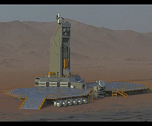sci-fi Helipad
