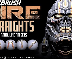 Dire Straights: ZBrush Panel line Presets