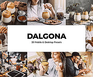 20 Dalgona Lightroom Presets and LUTs