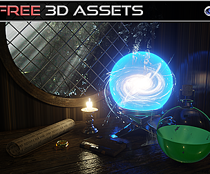 Magical House - Free 3D Assets