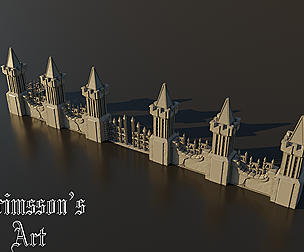 Modular graveyard fence