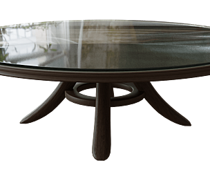 Antique Glass Table