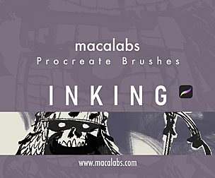 Macalabs_Inking. Procreate Brushpack