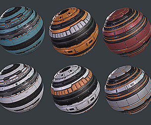 Scifi Trim Sheet Panels Texture Packs PBR