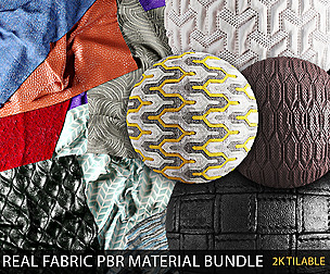 real fabric PBR material bundle