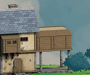 fantasy Stylized Medieval House