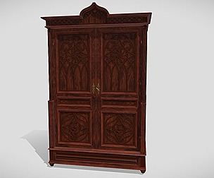 Victorian wardrobe (openable)