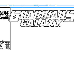 Guardians of the Galaxy Comic Book Cover Template
