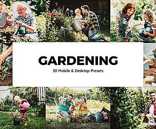 20 Gardening Lightroom Presets and LUTs
