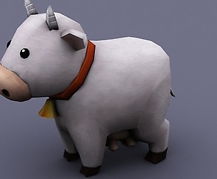 funny cow white cartoon