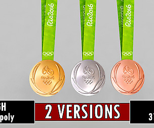 Rio olympic medal sport pack