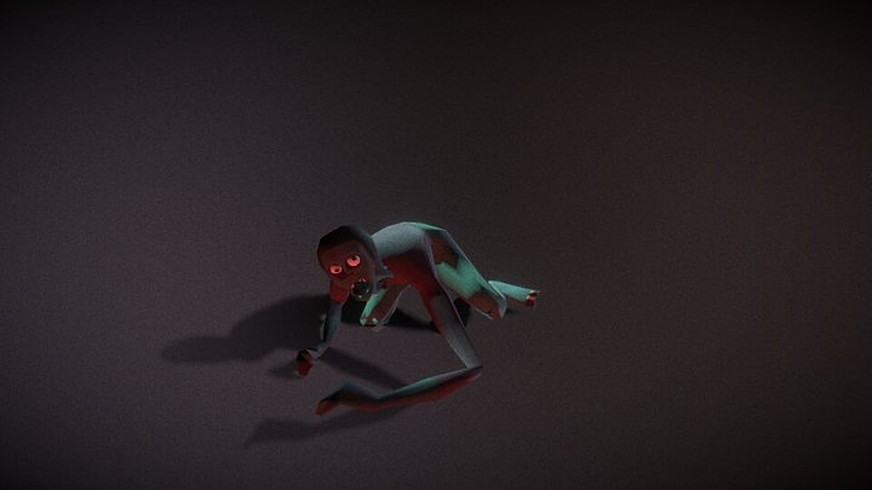 Female Zombie 02 Asset Rigged Unity FBX