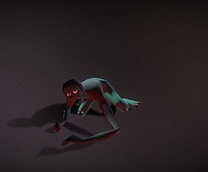 Female Zombie 02 Asset Rigged Unity FBX