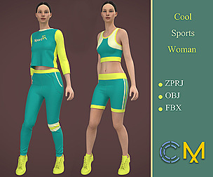 2 Cool Sports Woman Marvelous Designer