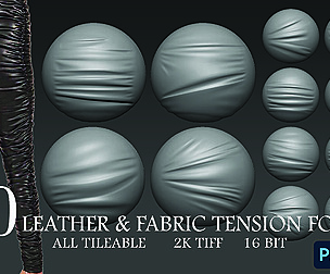 80 Leather & Fabric Tension Folds