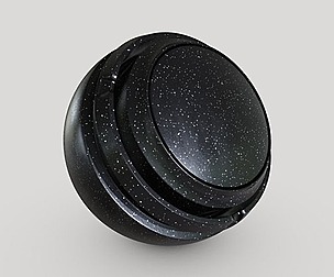 Black Enamel Enameled Steel PBR Substance Material