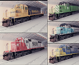 Locomotive Diesel/Electric EMD SD40-2 Realistic