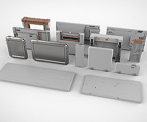 sci-fi Architecture kitbash 33