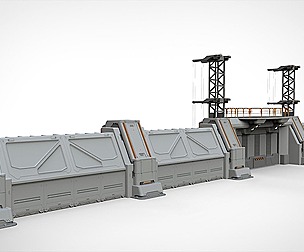 sci-fi Wall 3