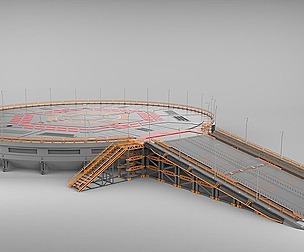 sci-fi landing platform 4