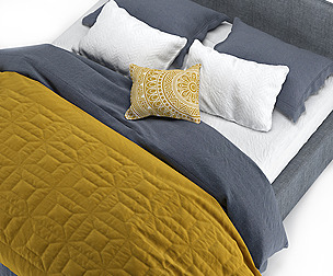 Abbotson Linen bed