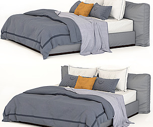 Laid-Back Style Bed