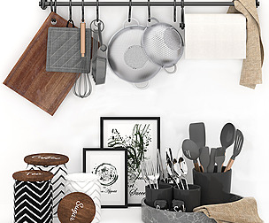 Kitchen Utensil Rack Set