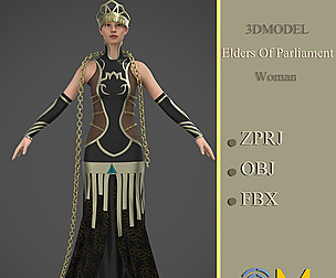 Elders Of Parliament Woman Marvelous Designer