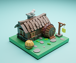 Lowpoly House