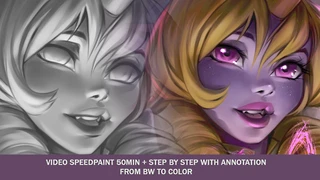 Making Of Soraka - From BW to Color cover