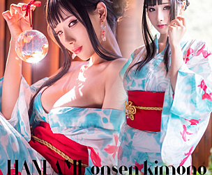 HaneAme Fashion Shoots Modeling Onsen kimono