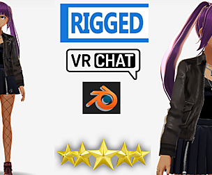 GAME READY LOW POLY ANIME CHARACTER GIRL 10