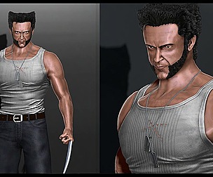 Wolverine Logan Hugh Jackman File STL 3D Printing