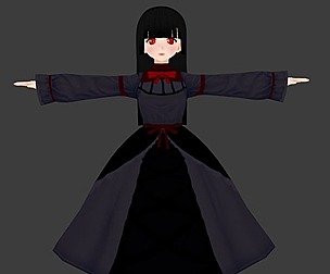 Hana - GAME READY LOW POLY ANIME CHARACTER GIRL