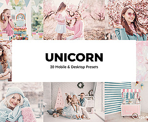 20 Unicorn Lightroom Presets and LUTs