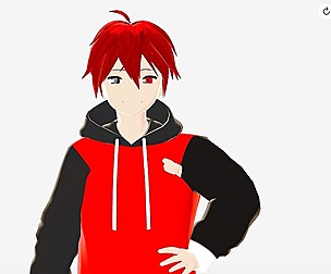Renjiro - GAME READY LOW POLY ANIME CHARACTER BOY