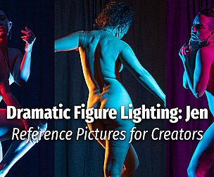 Dramatic Figure Lighting: Jen - Reference Pictures
